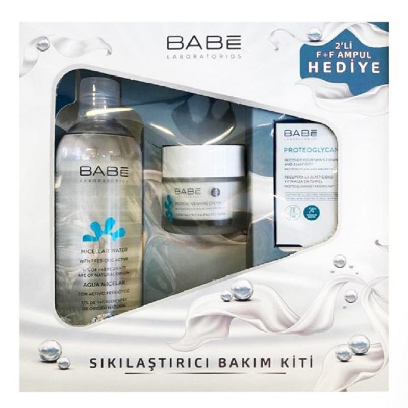 Babe Babe Sıkılaştırıcı Bakım Kiti - Micellar Water 400 ml + Hydronourishing Cream 50 ml + F+F Ampul 4 ml