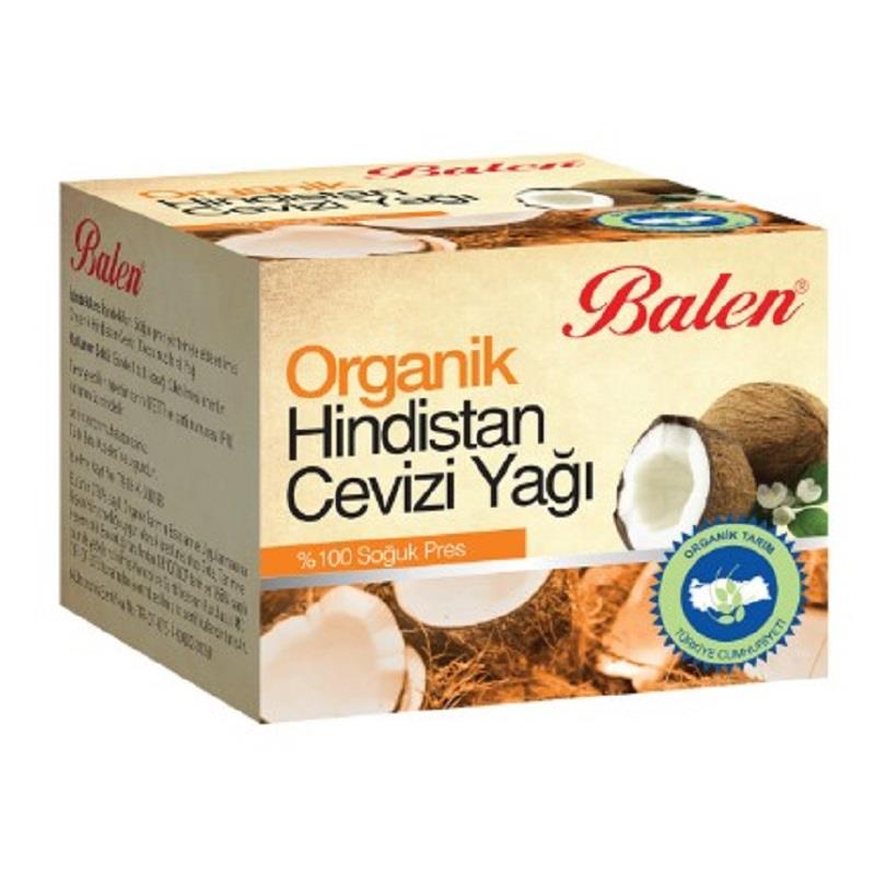 Balen Balen Organik Hindistan Cevizi Yağı %100 Soğuk Pres 100 ml