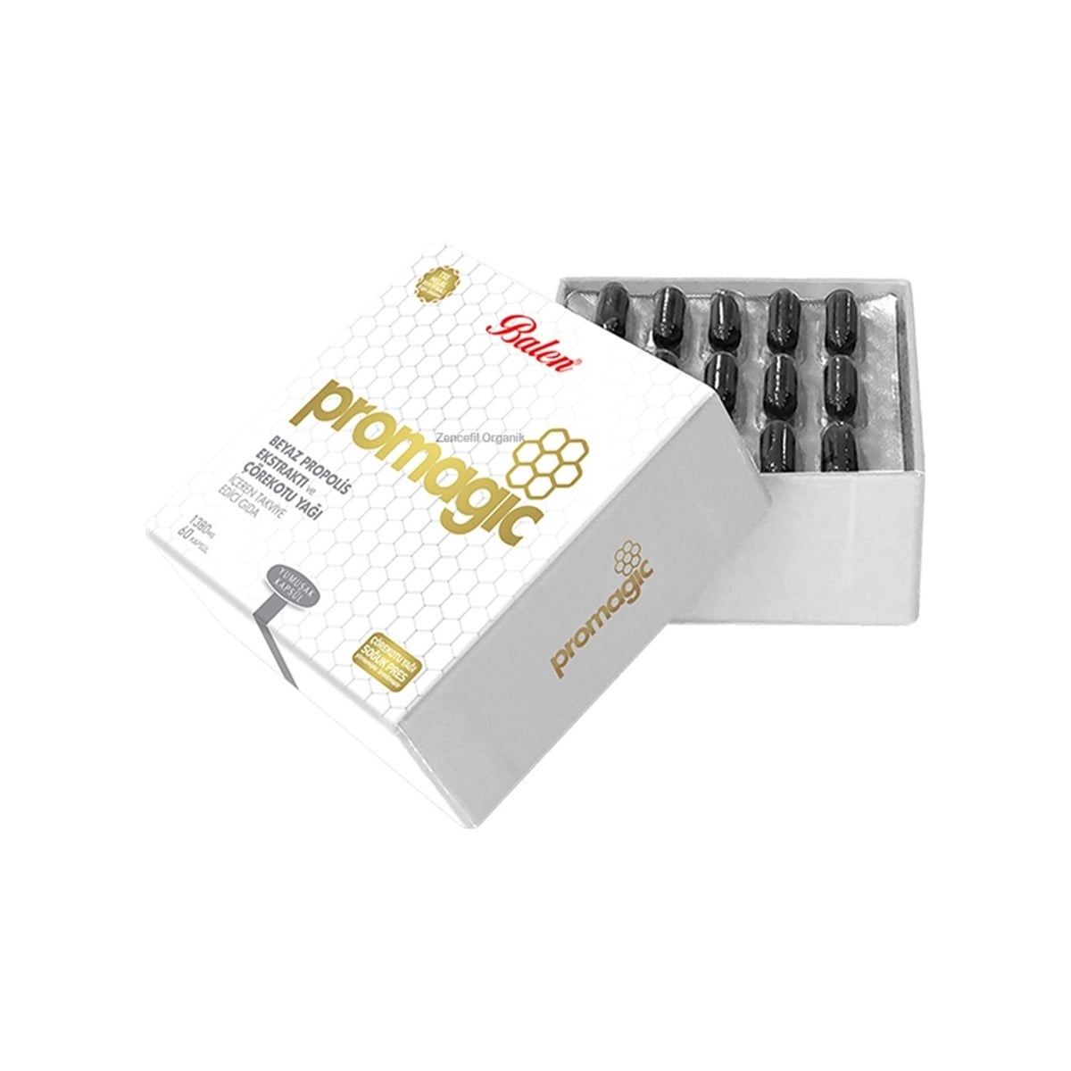 BALEN Balen Promagic Beyaz Propolis Ekstraktı ve Çörek Otu Yağı 60 Kapsül
