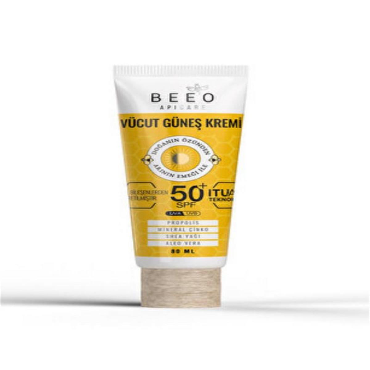 BEE'O Bee'o Vücut SPF50 Güneş Kremi 80 ml