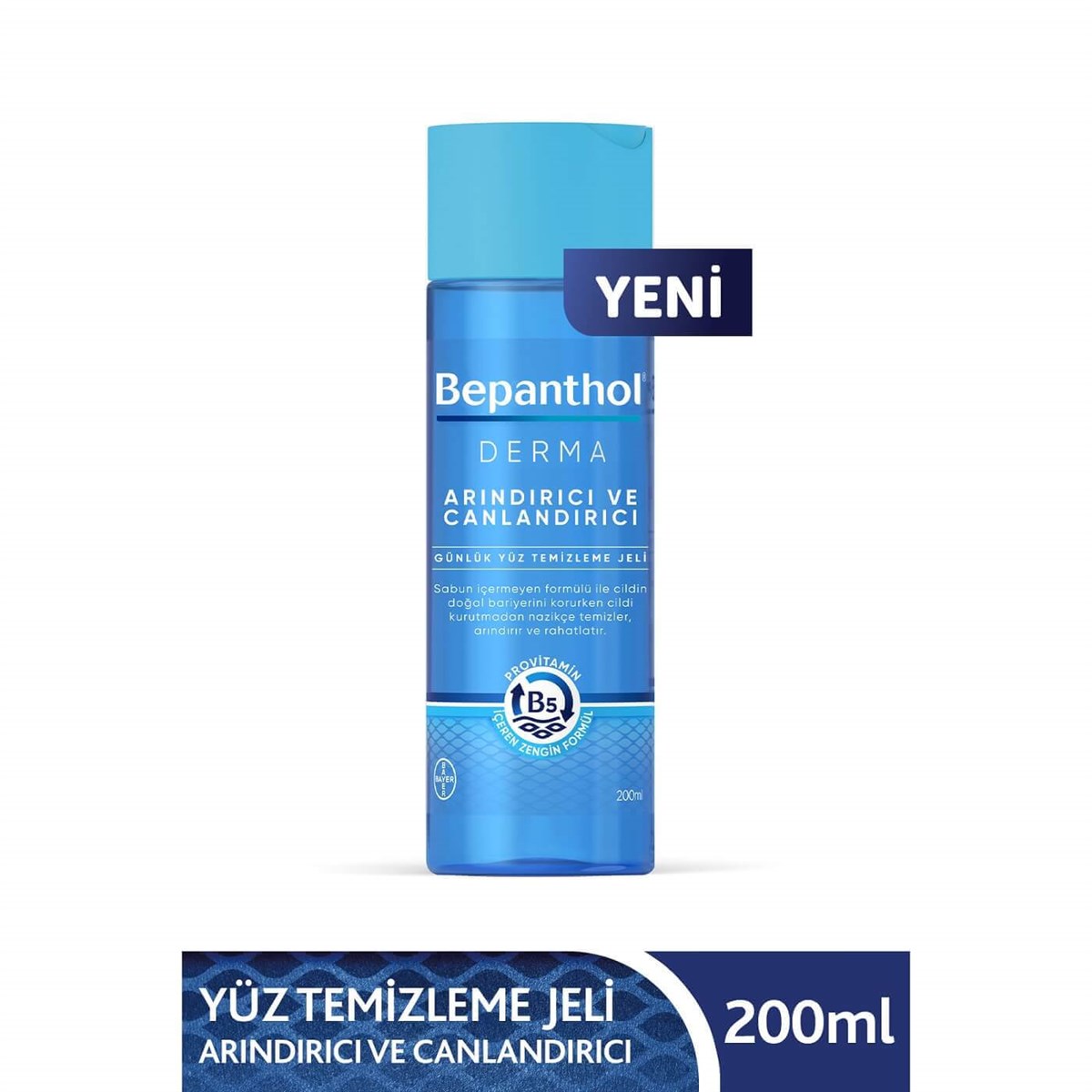 Bepanthol Bepanthol Derma Arındırıcı ve Canlandırıcı Günlük Yüz Temizleme Jeli 200 ml