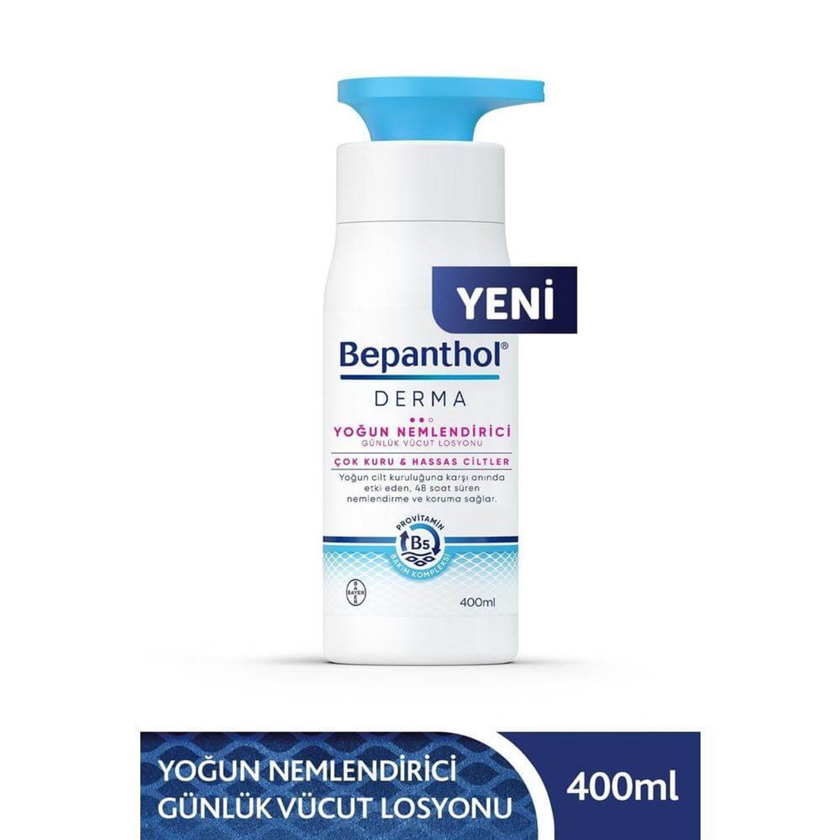 Bepanthol Bepanthol Derma Yoğun Nemlendirici Günlük Vücut Losyonu 400 ml