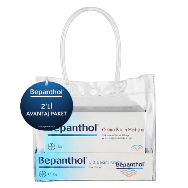 Bepanthol Bepanthol Onarıcı Bakım Merhemi 50 gr + Bepanthol Cilt Bakım Kremi 30 gr
