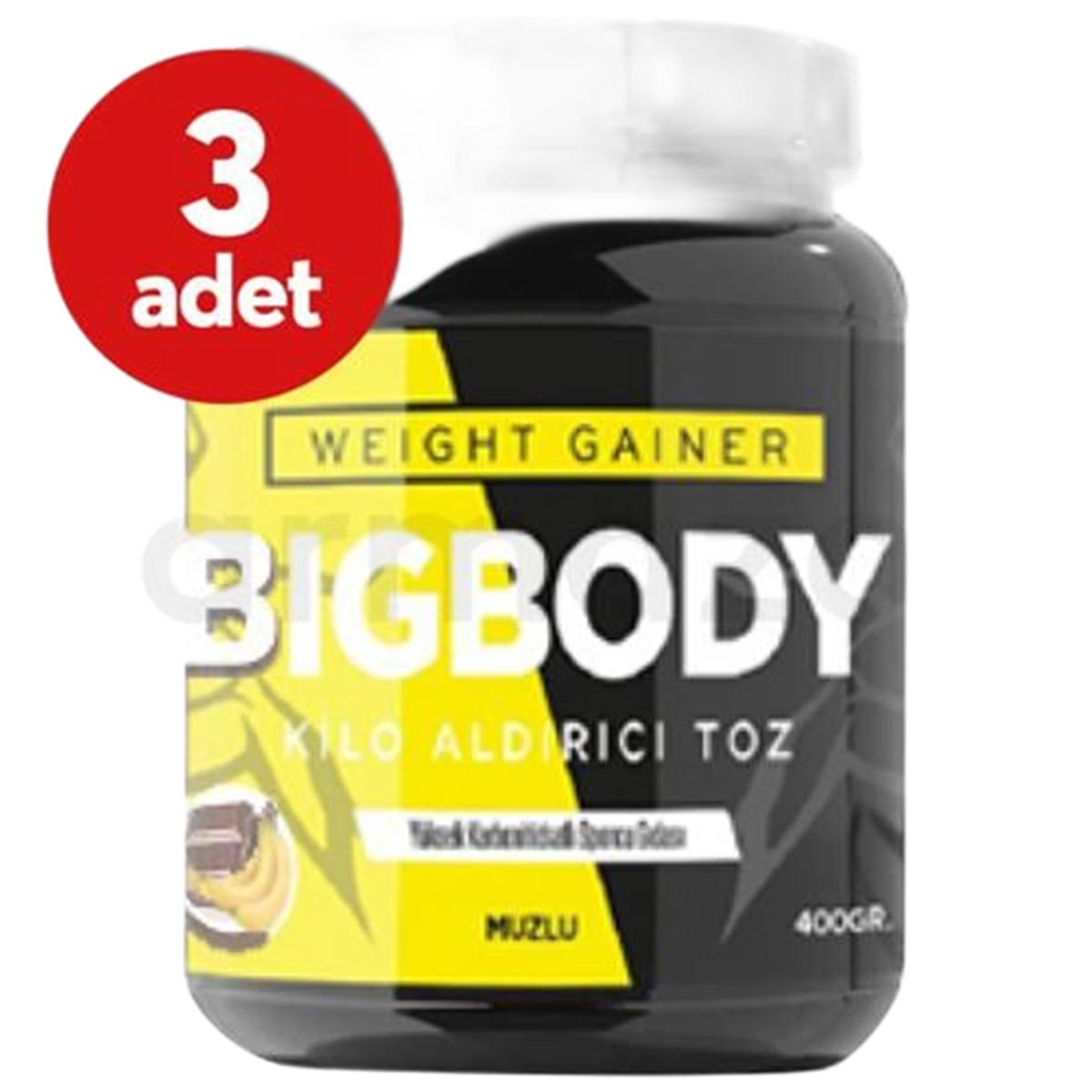 Big Body Big Body Muzlu Kilo Aldırıcı Toz 400 gr 3'lü