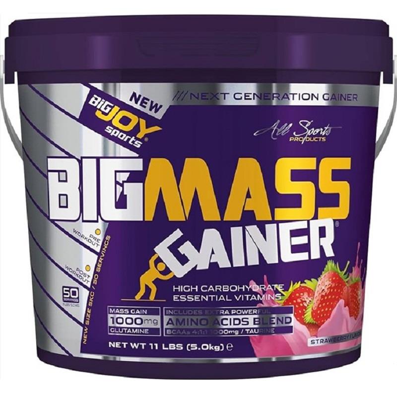 BigJoy Sports BigJoy Sports Bigmass Gainer Çilek Aromalı 5 kg