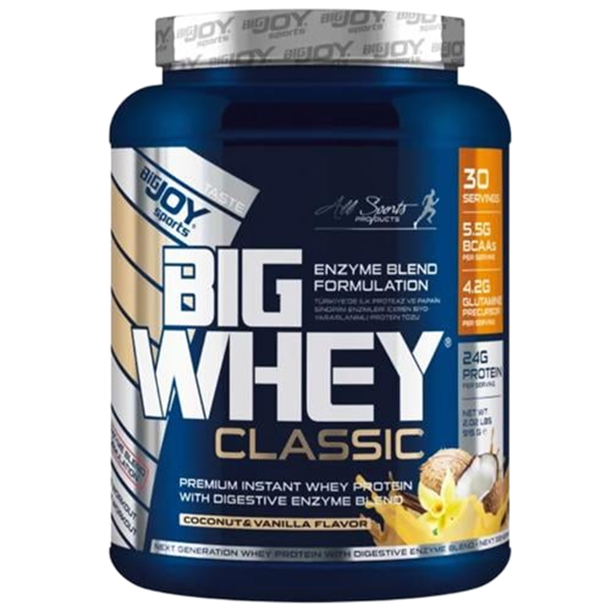 BigJoy Sports Bigjoy Sports Bigwhey Classic Protein Hindistan Cevizi Vanilya 915 gr