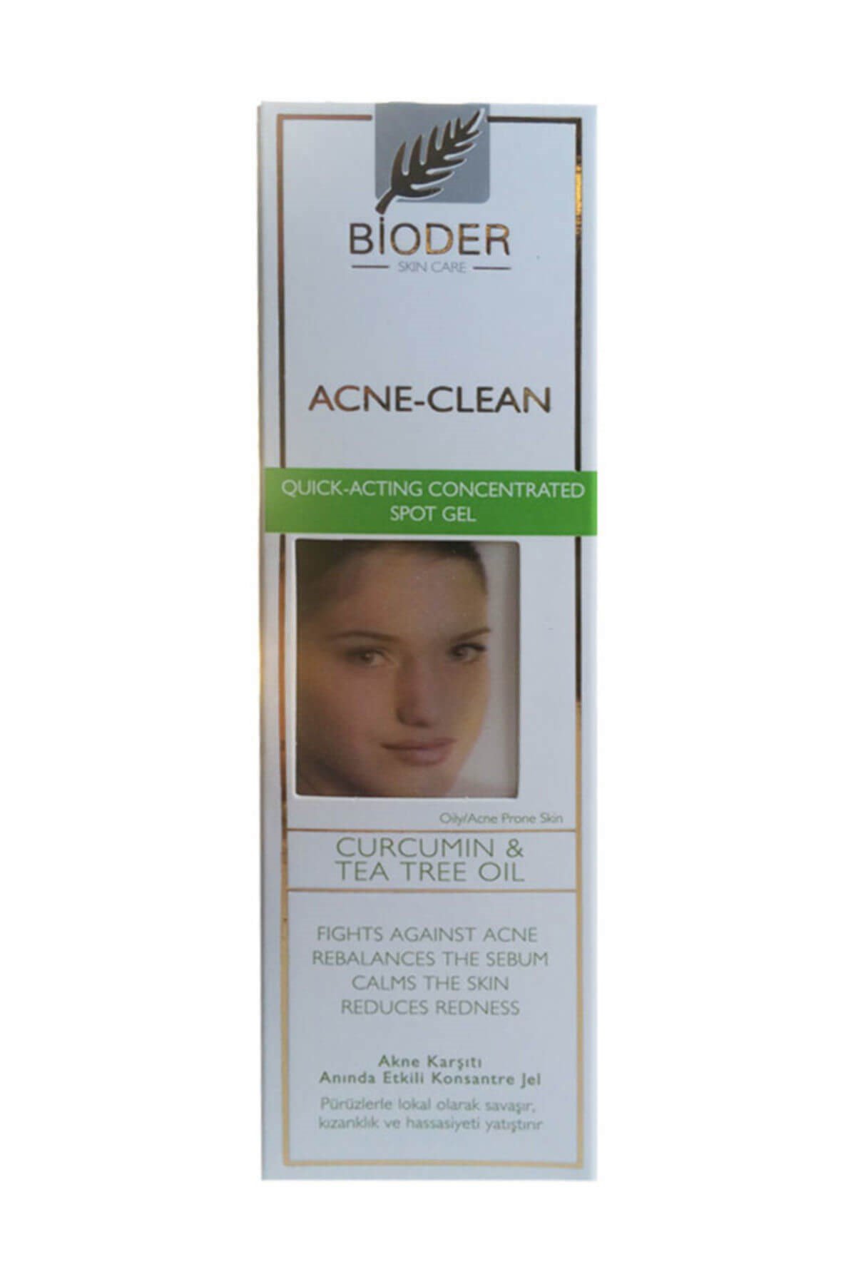 BioderBioder Acne – Clean Akne Karşıtı Anında Etkili Konsantre Jel 15 Ml