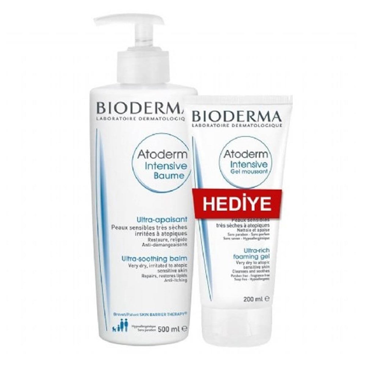 Bioderma Bioderma Atoderm Intensive Baume 500 ml + Intensive Jel 200 ml