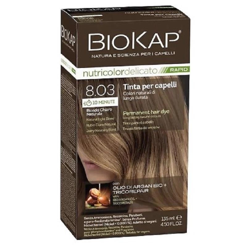 Biokap Biokap 8.03 Nutricolor Delicato Rapid Doğal Açık Sarı 135 ml