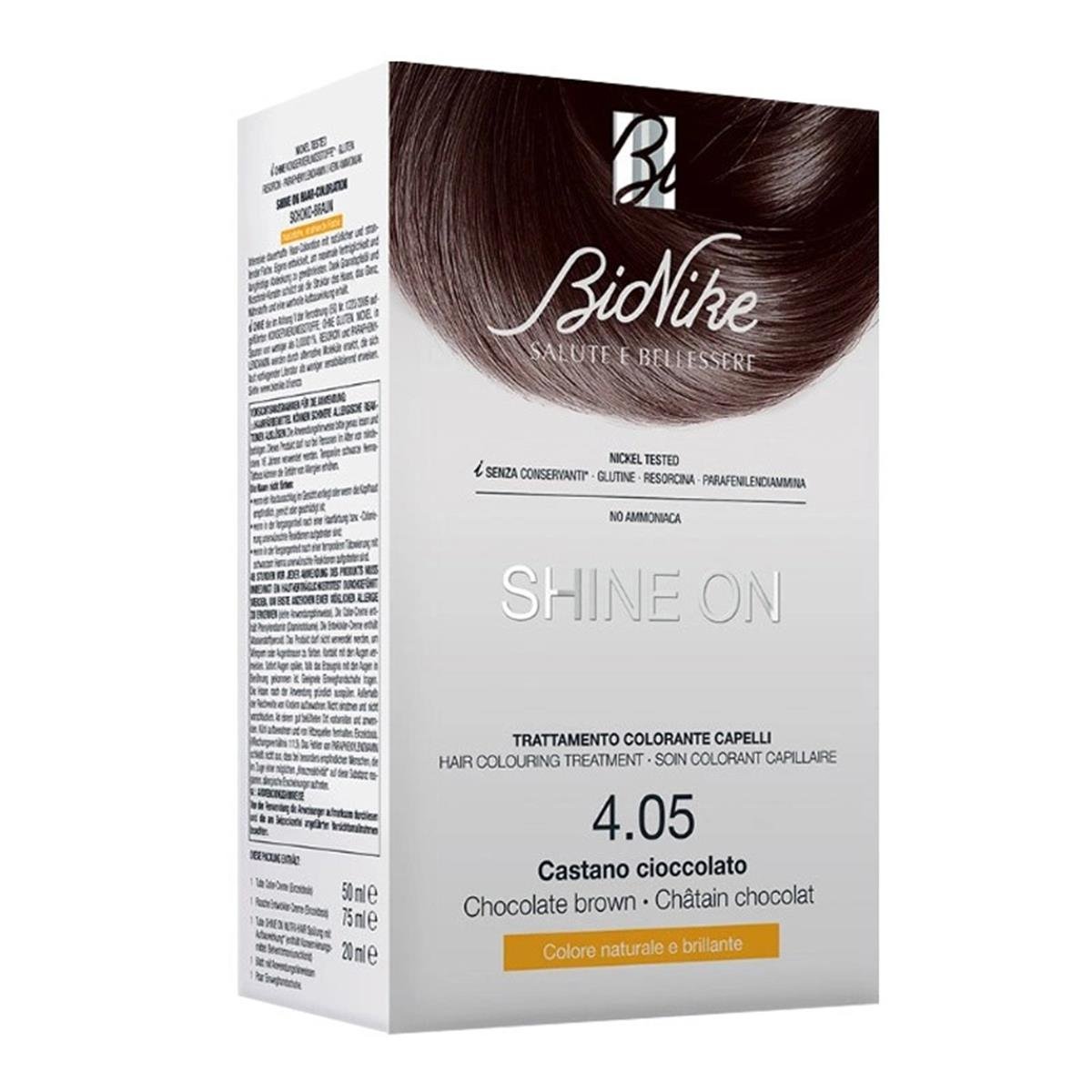 Bionike Bionike Shine On Saç Boyama Kiti - 4.05 Çikolata Kahverengi