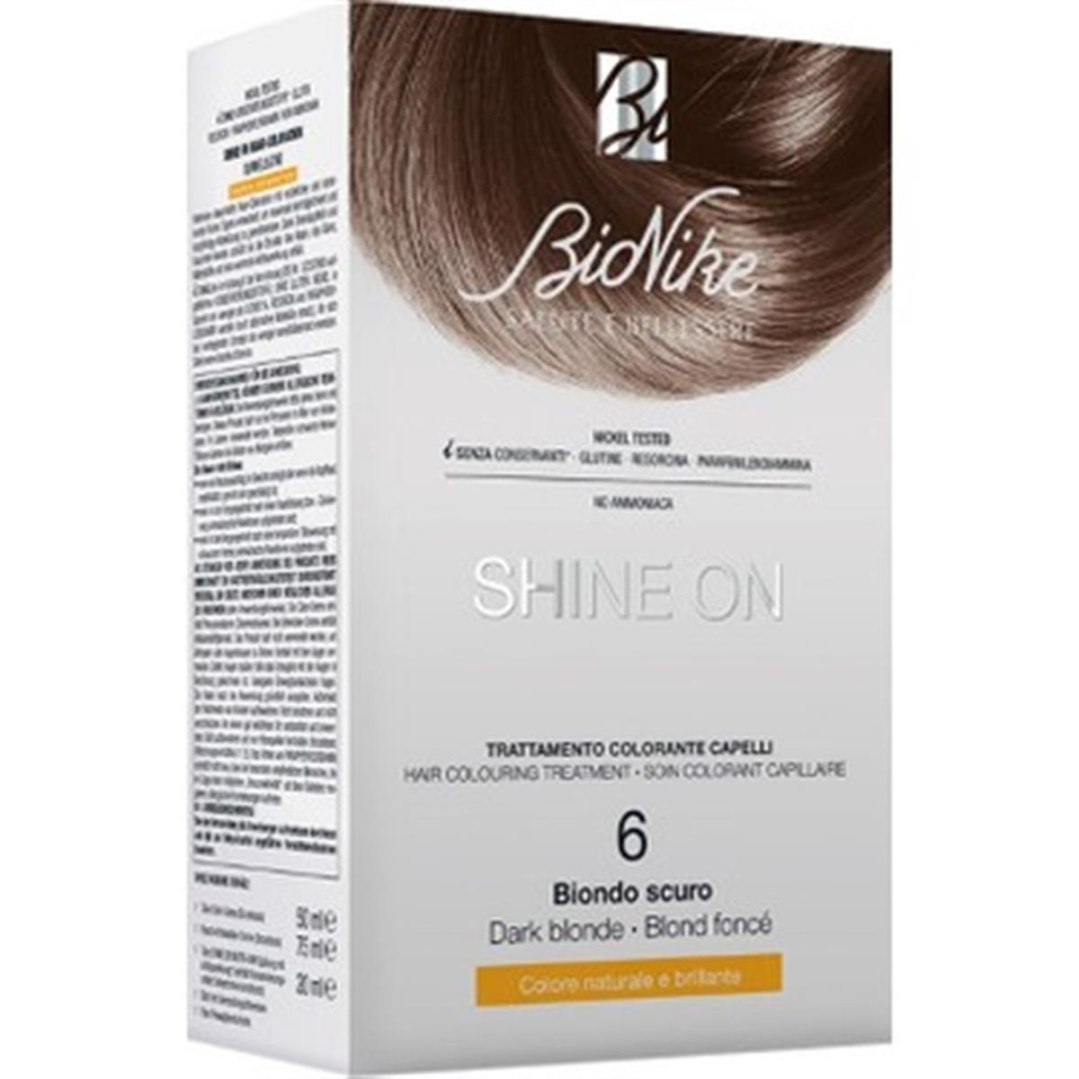 Bionike Bionike Shine On Saç Boyama Kiti - 6 Koyu Sarı