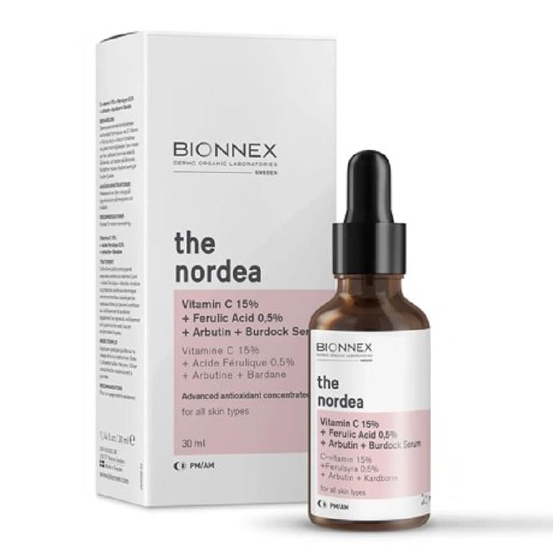 Bionnex Bionnex The Nordea Vitamin C 15% + Ferulic Acid 0.5% + Arbutin + Burdock Serum 30 ml