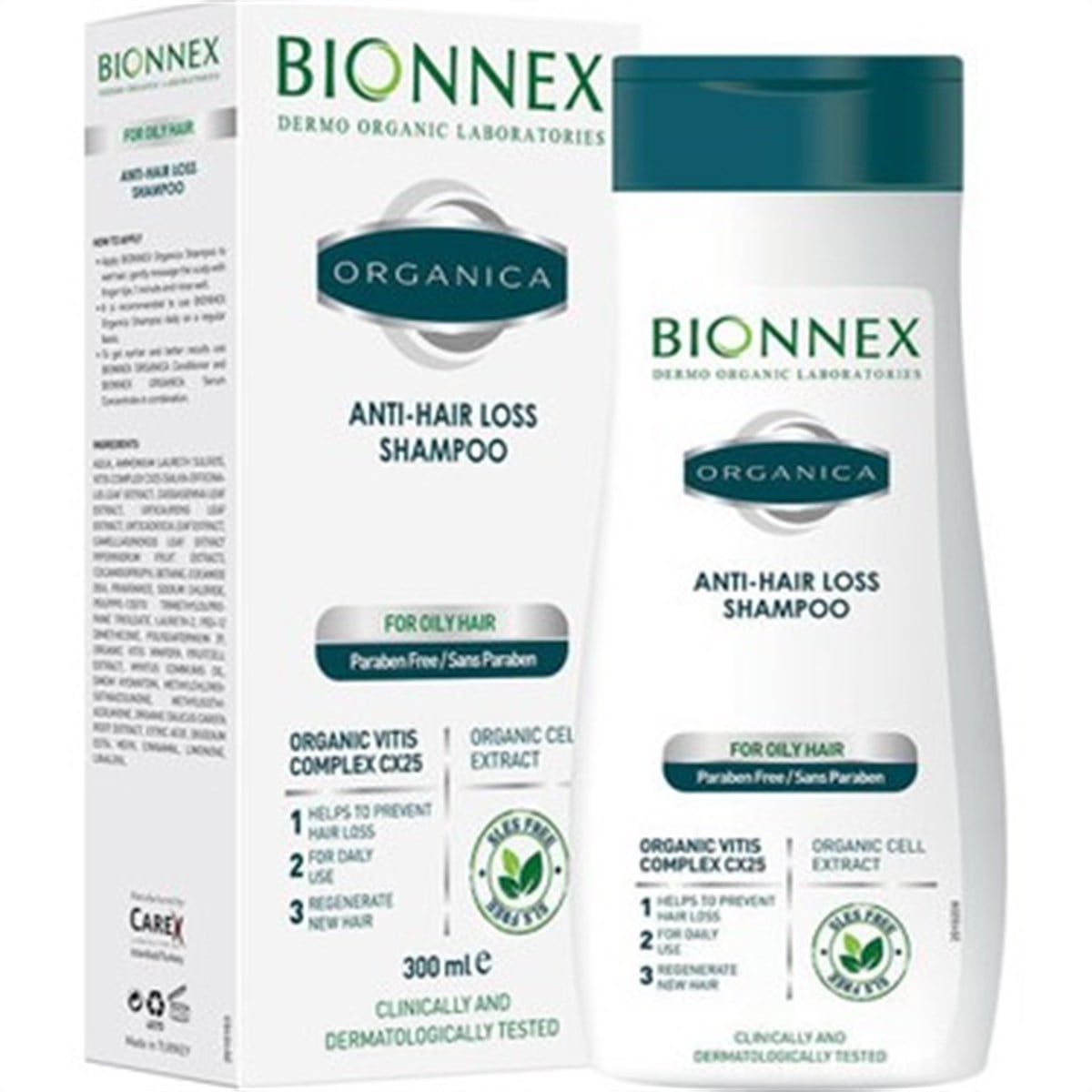 BionnexBionnex Organica Saç Dökülmesine Karşı Bakım Şampuanı Yağlı Saçlar 300 ml