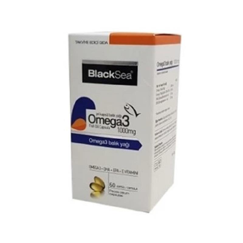 Black Sea Black Sea Omega 3 Balık Yağı 1000 mg 60 Kapsül