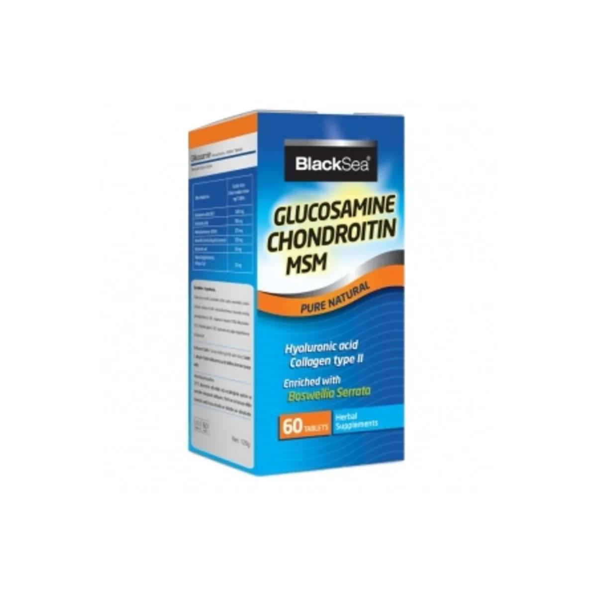 Blacksea Blacksea Glukozamin Kondroitin MSM 60 Tablet