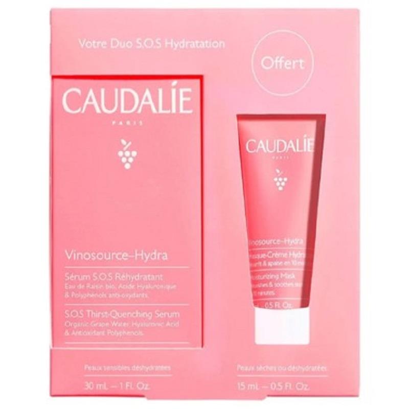 Caudalie Caudalie Vinosource Hydra Set - Serum 30 ml + Nem Maskesi 15 ml