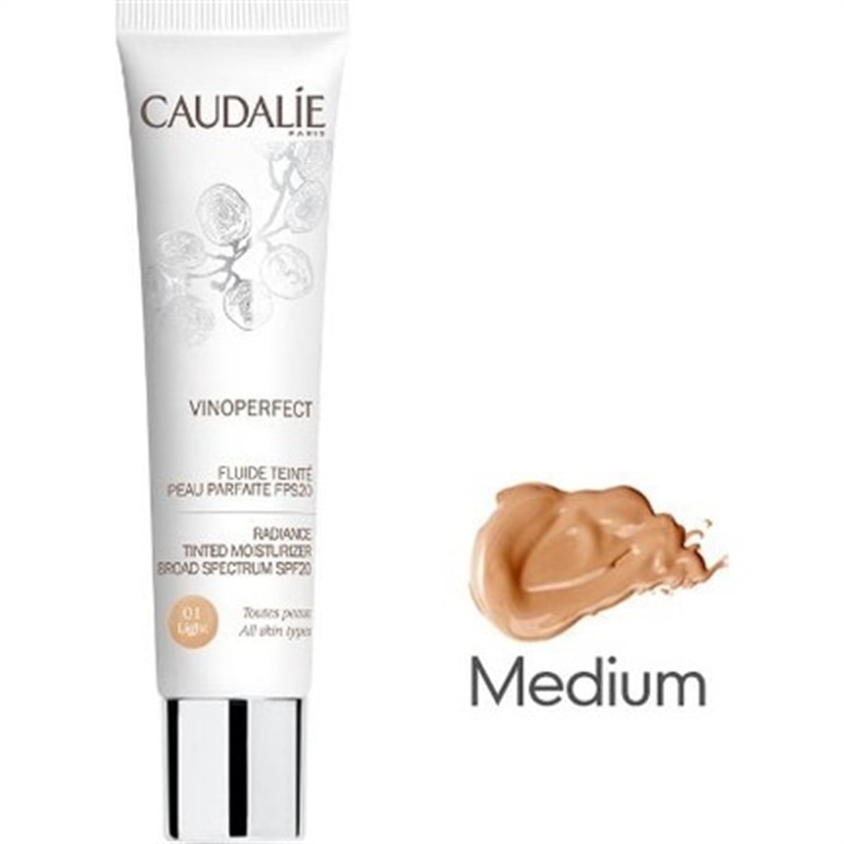 CaudalieCaudalie Vinoperfect Radiance Tinted  ( MEDİUM ) Moisturizer Spf20 40Ml