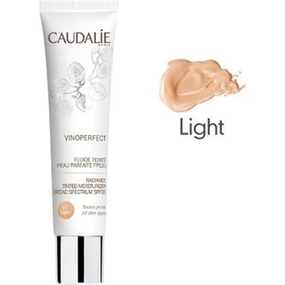CaudalieCaudalie Vinoperfect Radiance Tinted Moisturizer Spf20 Light 40 Ml