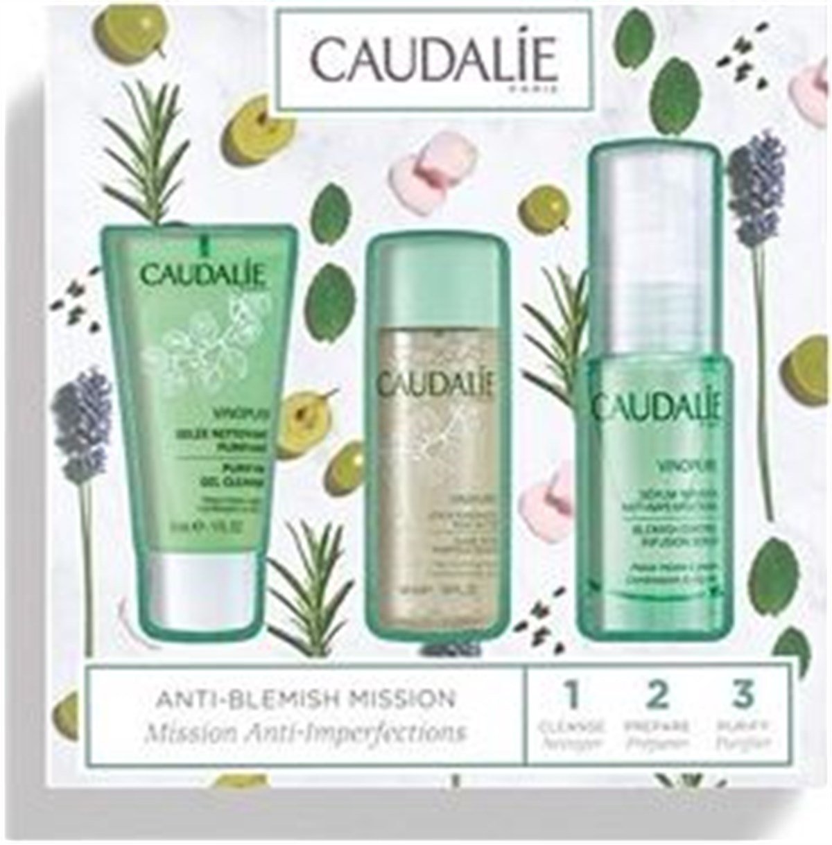 CaudalieCaudalie Vinopure Serum Set ( Kızarıklık Karşıtı Serum & Arındırıcı Temizleme Jeli & Arındırıcı Toni