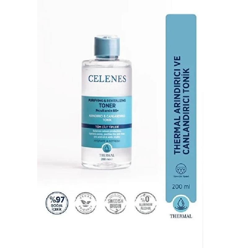Celenes by Sweden Celenes by Sweden Thermal Arındırıcı ve Canlandırıcı Tonik 200 ml