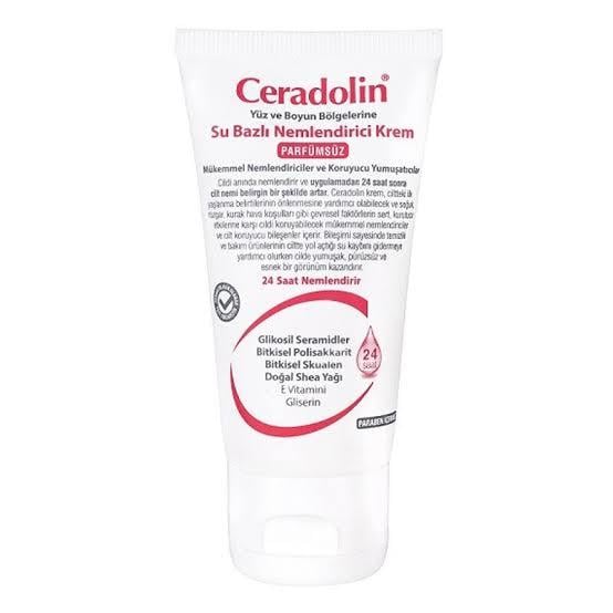 Ceradolin Ceradolin Su Bazlı Nemlendirici Krem Parfümsüz 50 ml
