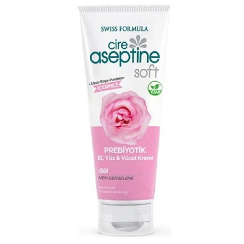 Cire Aseptine Cire Aseptine Soft Prebiyotik El Yüz Vücut Kremi Gül 75 ml