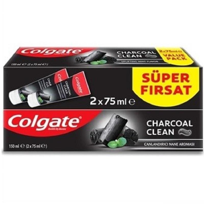 COLGATE Colgate Charcoal Clean Diş Macunu 75 ml 2'li