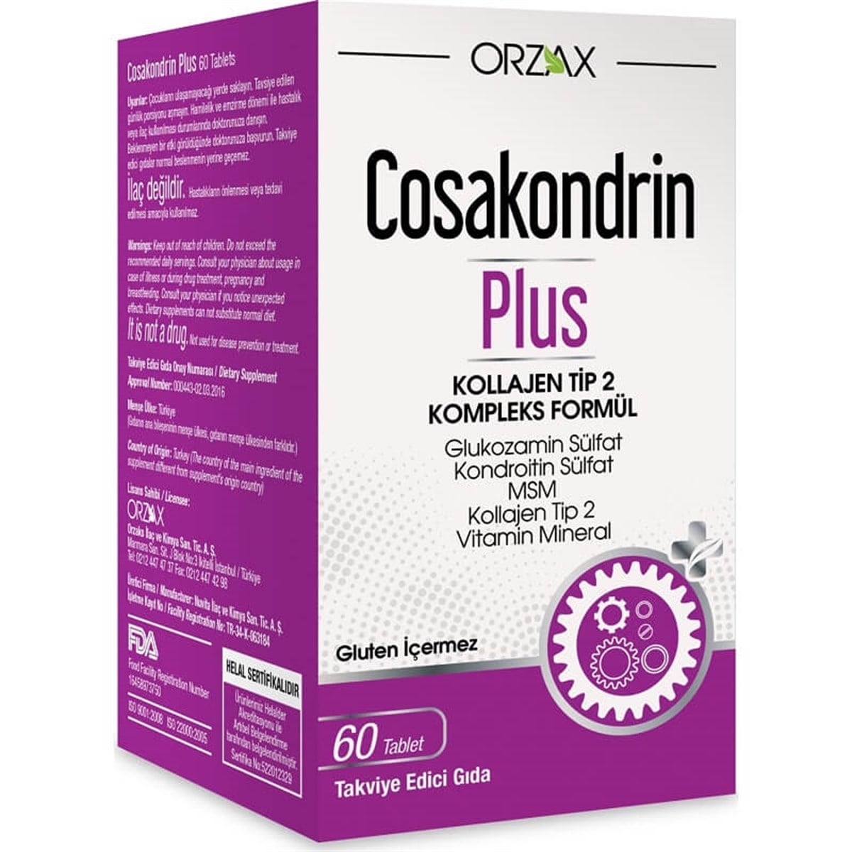 Cosakondrin Cosakondrin Plus 60 Tablet