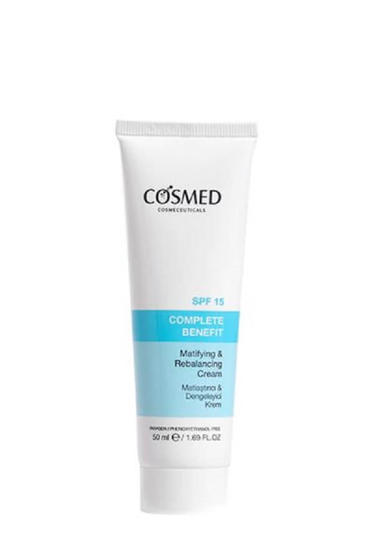 Cosmed Cosmed Complete Benefit Matlaştırıcı Dengeleyici Krem SPF 15 50 ml