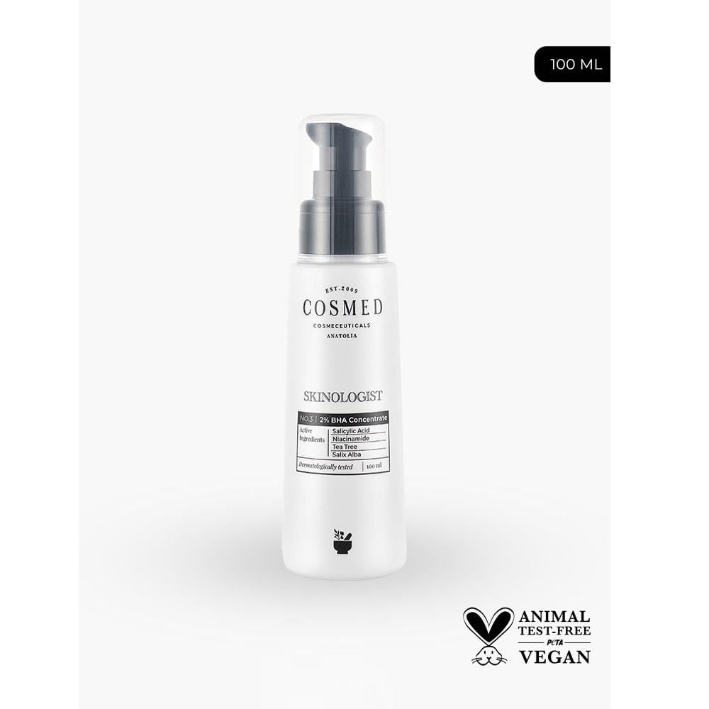 Cosmed Cosmed Skinologist %2 BHA Concentrate - Siyah Nokta Karşıtı Salisilik Asitli Serum Tonik Yağlı Karma Akne Eğilimli Ciltler 100 ml