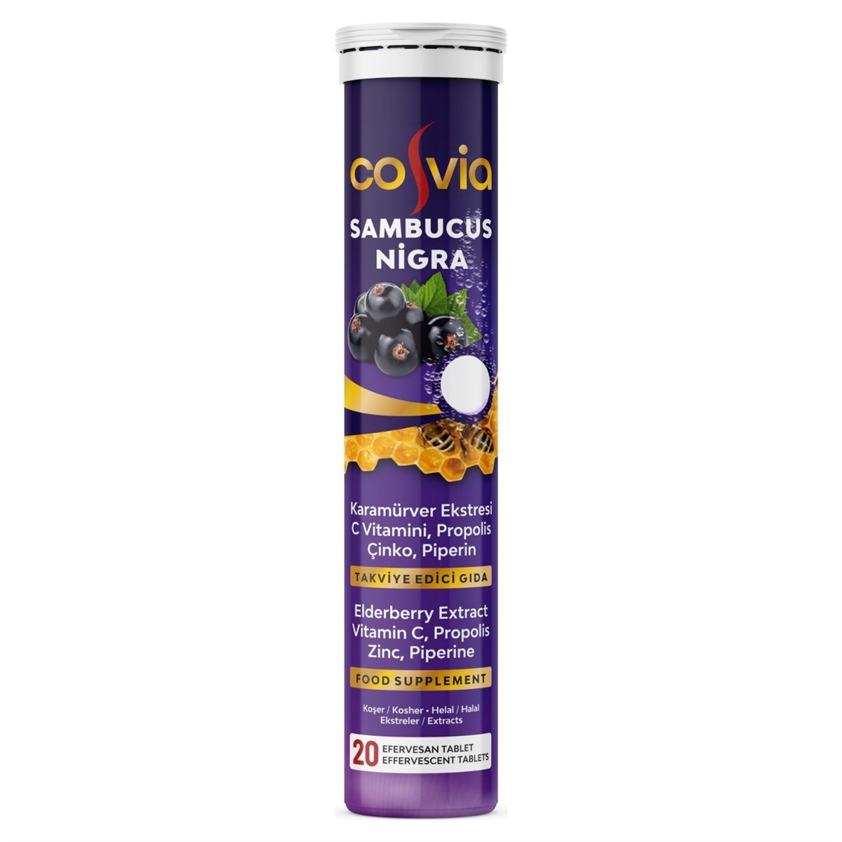 Cosvia Cosvia Sambucus Nigra 20 Efervesan Tablet