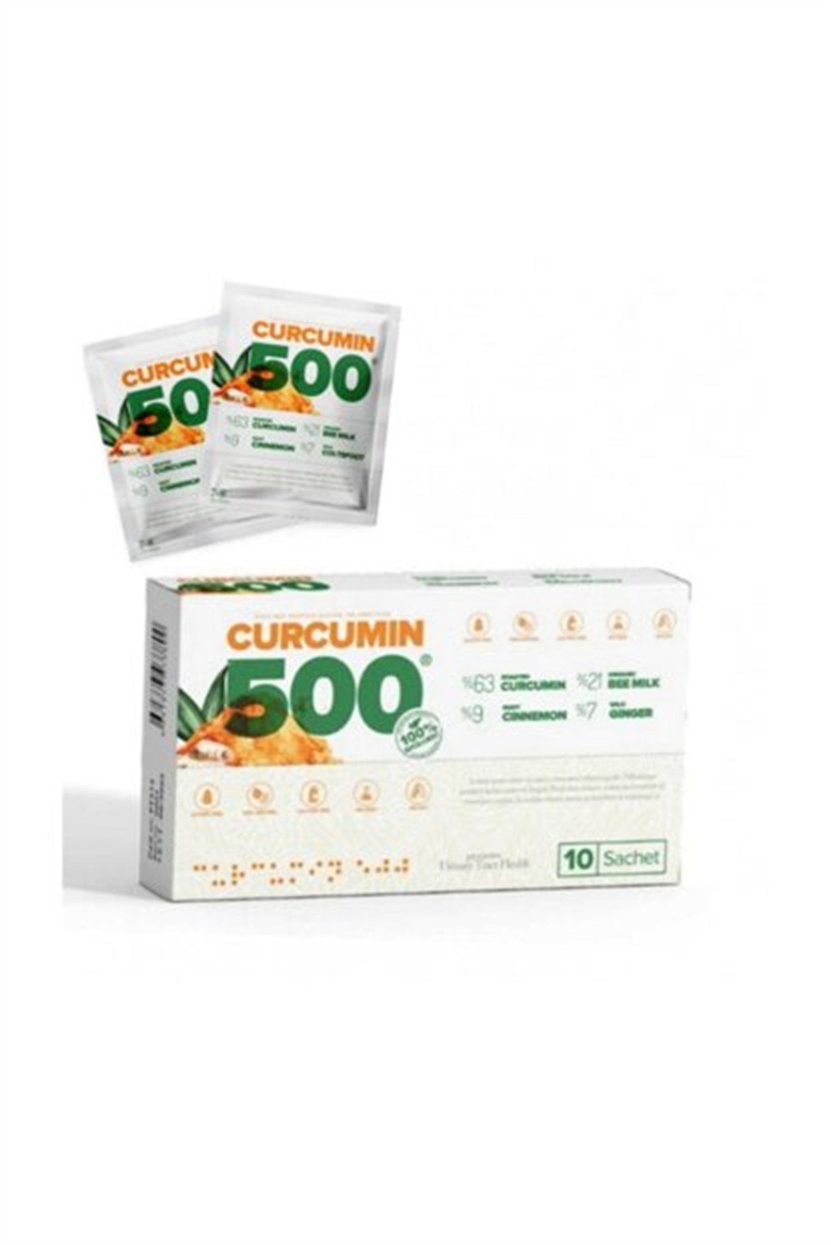 Curcumin 500 Takviye Edici Gıda 6 gr x 10 Saşe 2 Adet