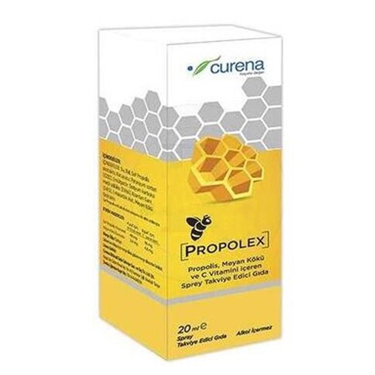 CURENA Curena Propolex Propolis + Meyan Kökü + C-Vitamini Damla 20 ml