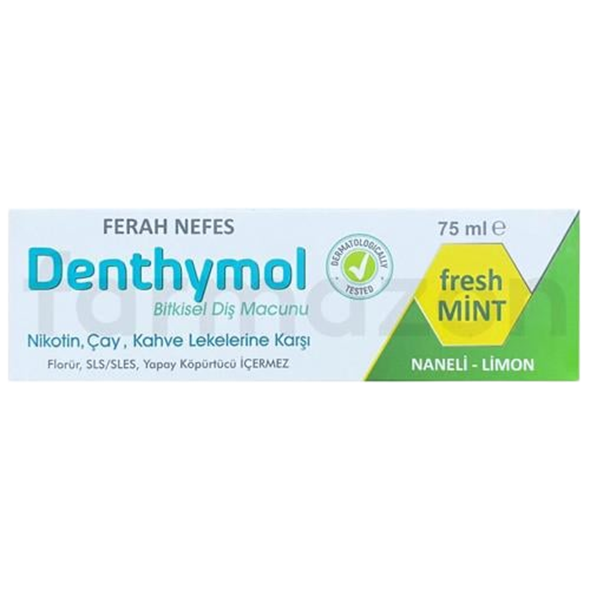 Denthymol Denthymol Bitkisel Ferah Nefes Diş Macunu 75 ml