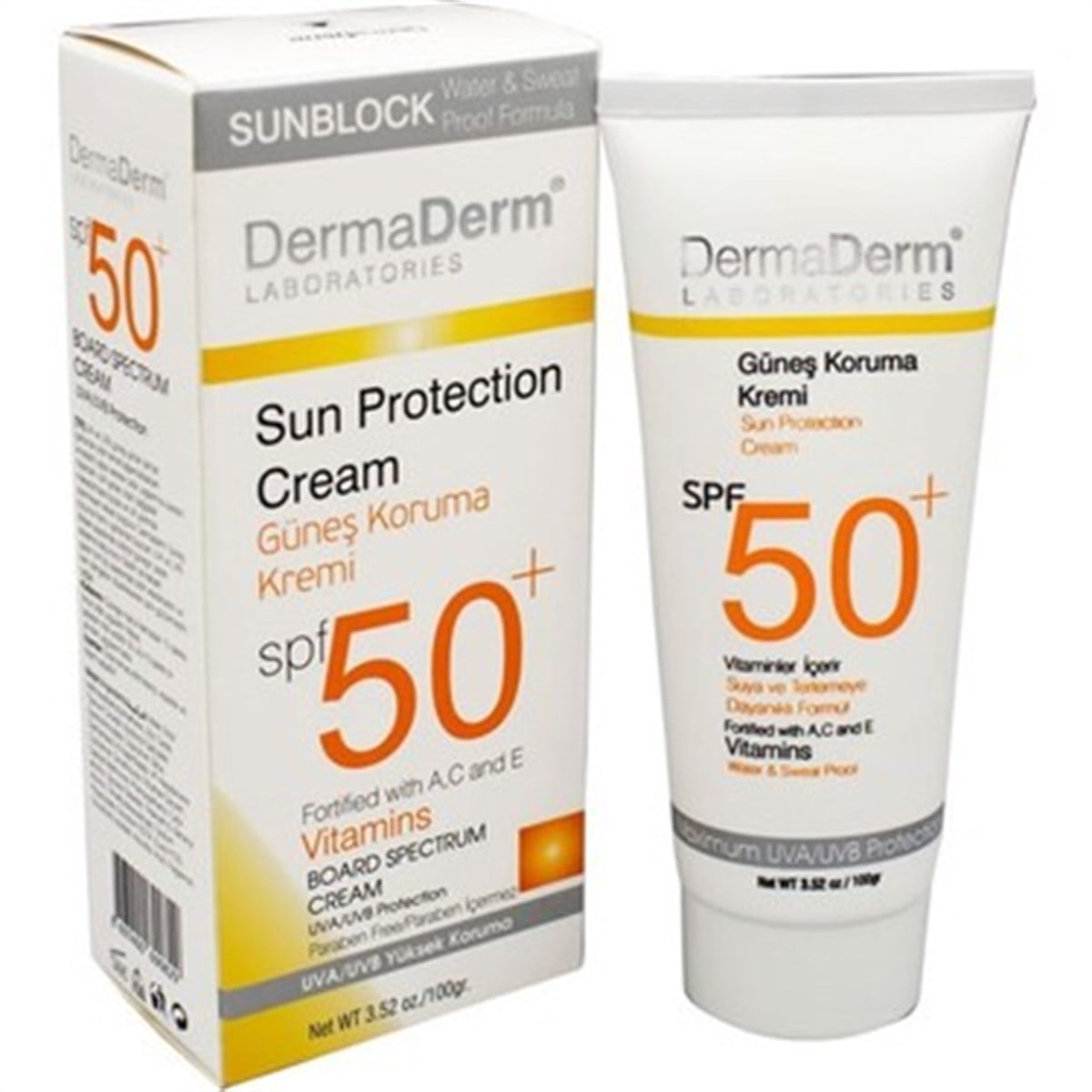 Dermaderm Dermaderm Sun Protection Cream SPF50 100 gr