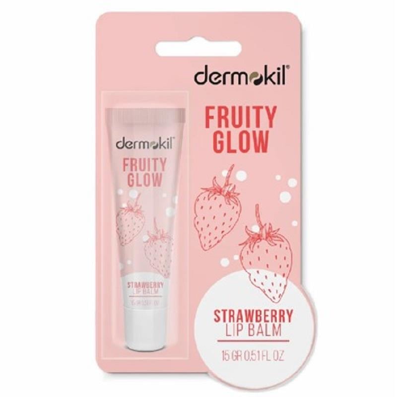 Dermokil Dermokil Fruity Glow Çilek Lip Balm 15 ml