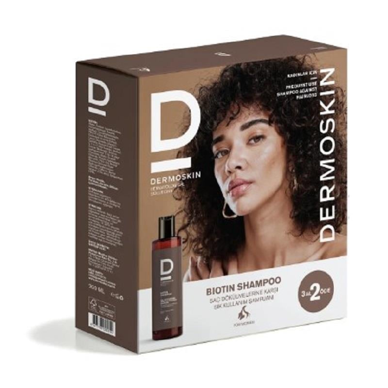 Dermoskin Dermoskin Biotin Şampuan Saç Dökülmesine Karşı Kadın 200 ml - 3 Al 2 Öde