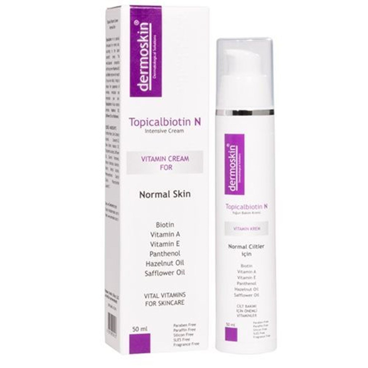 Dermoskin Topicalbiotin N Vitamin Kremi 50 ml - Normal Cilt