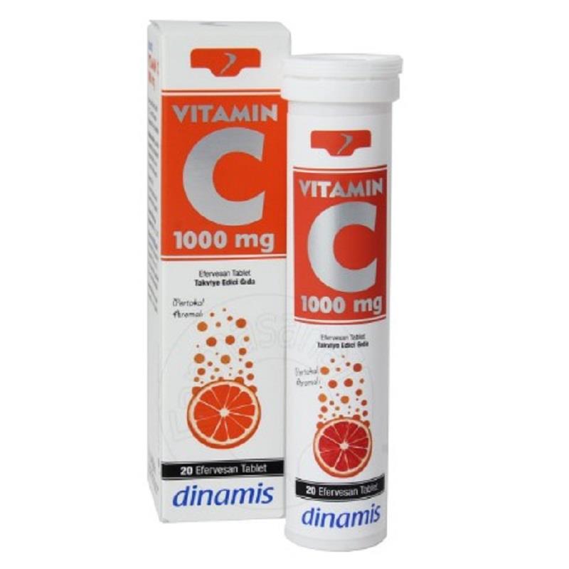 Dinamis Dinamis Vitamin C 1000 mg 20 Efervesan Tablet
