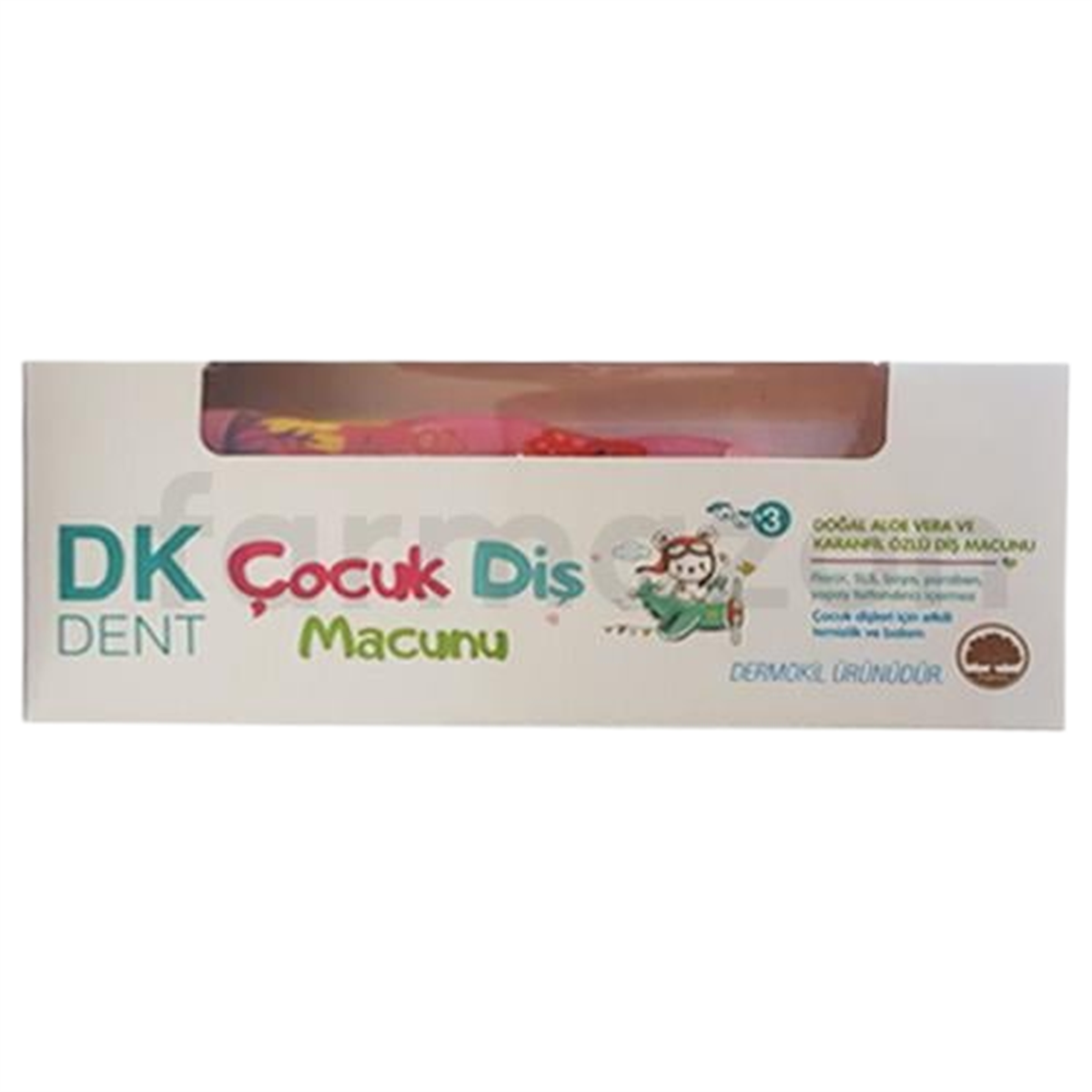 DK Dent DK Dent Kids Diş Macunu 50 ml + Diş Fırçası Hediyeli