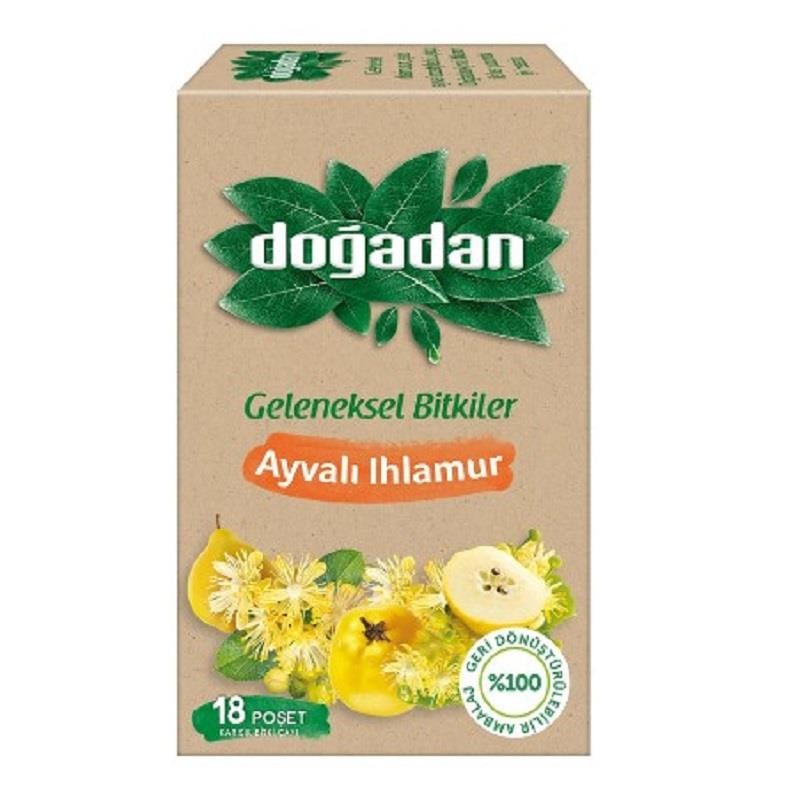 Doğadan Doğadan Ayvalı Ihlamur Çay 18'li