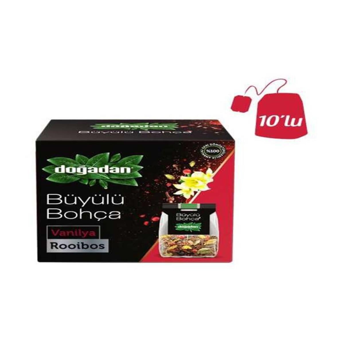 Doğadan Doğadan Büyülü Bohça Vanilya Rooibos Çayı 10'lu