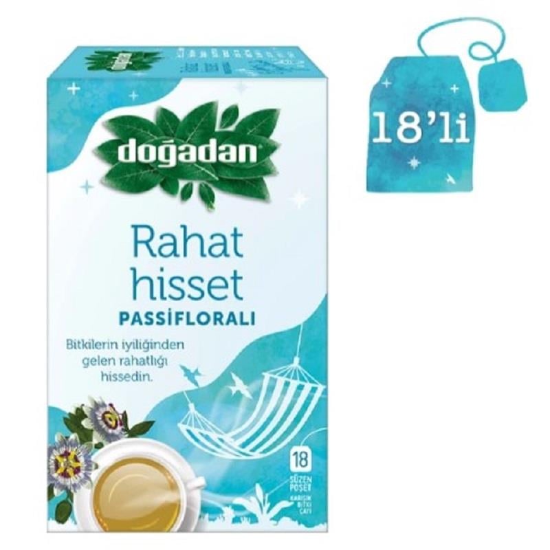 Doğadan Doğadan Rahat Hisset Passifloralı Çay 18'li
