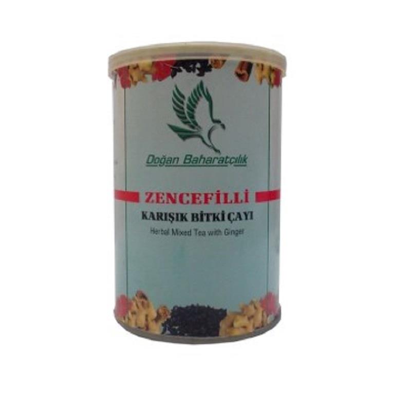 Doğan Doğan Zencefilli Karışık Bitkisel Çay 100 gr - Teneke Kutu