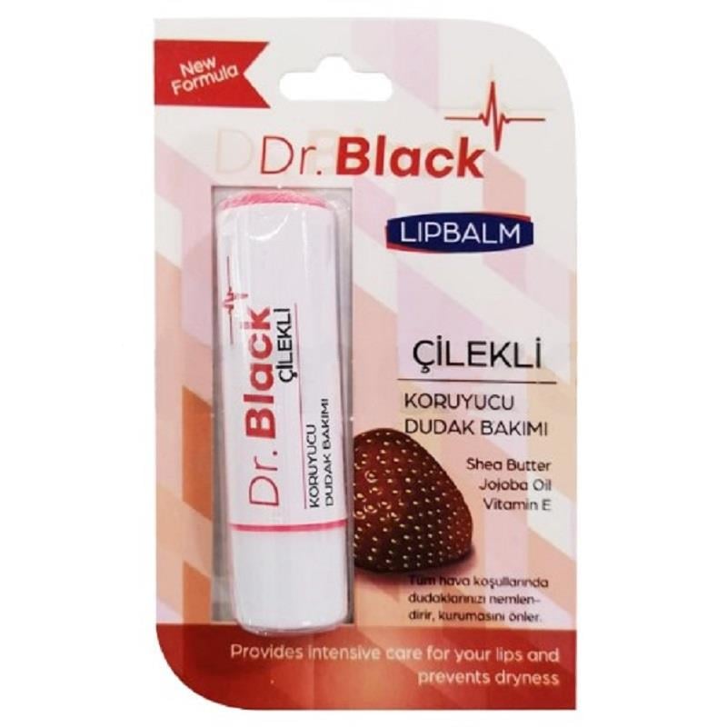 Dr. Black Dr. Black Lip Balm Çilekli
