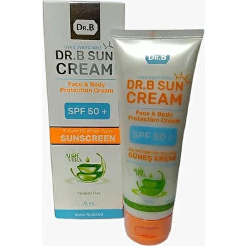 Dr. Black Dr. B Sun Cream Aloe Vera Özlü Güneş Kremi SPF50+ 75 ml