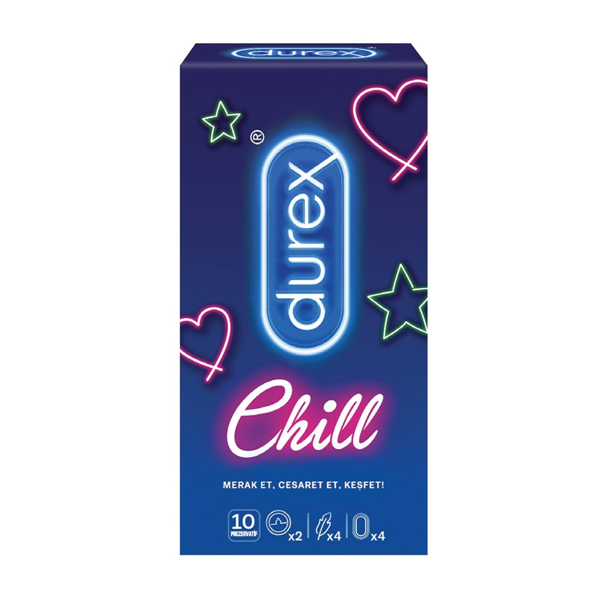 Durex Chill Prezervatif 10'lu DepoEczanem.com | Dermokozmetik Cilt & Vücut  Bakımı, Vitamin & Mineral – Takviye Edici Gıda ve Reçetesiz Sağlık Ürünleri