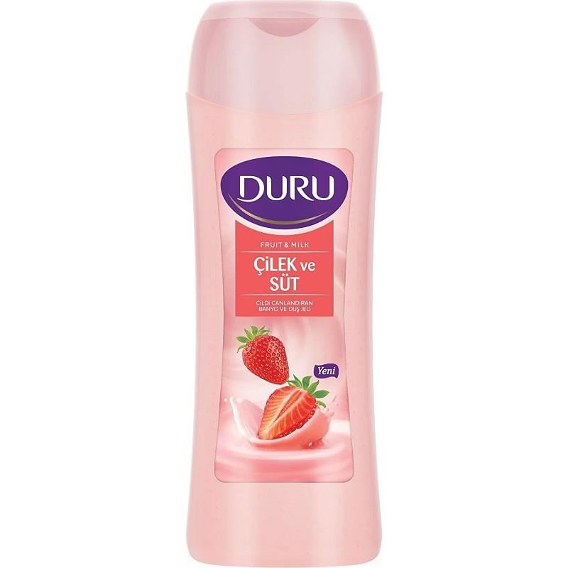 Duru Duru Duş Jeli Fruit & Milk Çilek ve Süt 450 ml