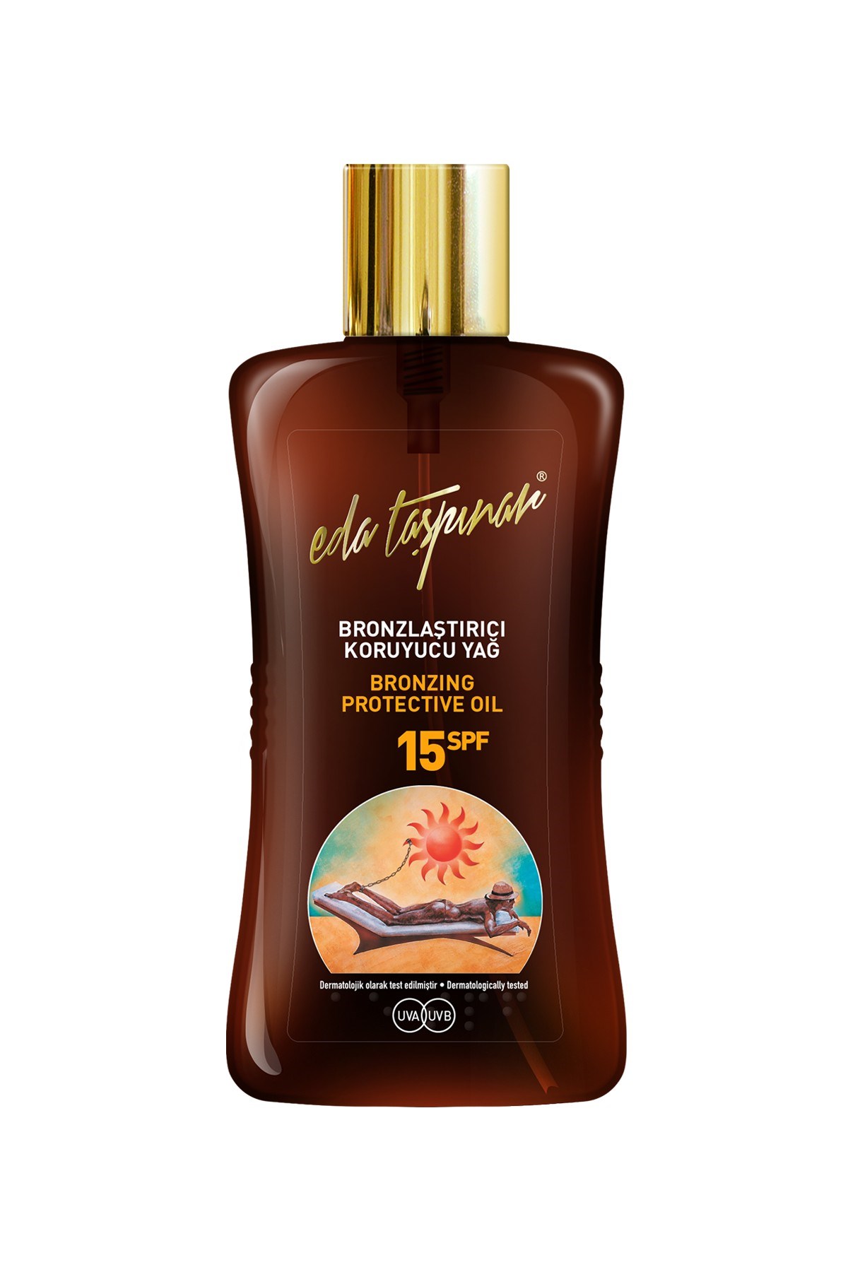 Eda Taşpınar Eda Taşpınar Bronzlaştırıcı Koruyucu Yağ SPF15 200 ml