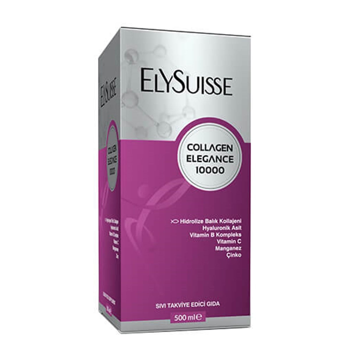 Elysuisse Elysuisse Collagen Elegance 10000 Sıvı Takviye Edici Gıda 500 ml